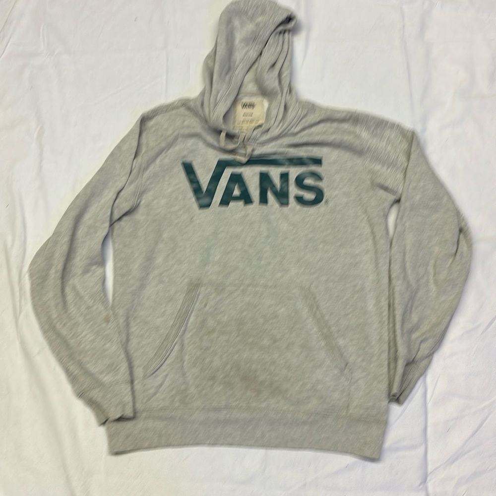 VANS Off The Wall Men’s Classic Grey Hoodie Size Medium